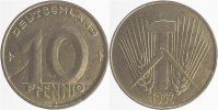     P150752A2.0 10 Pfennig  DDR 52A VS+WS gr.Stempelriß J1507 18,00 EUR Differenzbesteuert nach §25a UstG zzgl. Versand