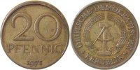d P1511a71-2.5 20Pfennig DDR 71 WS: D5 ss/vz J1511a