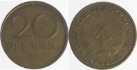     P1511a69-3.2 20Pfennig  DDR 1969- WS: D5 ss- J1511a 10,00 EUR Differenzbesteuert nach §25a UstG zzgl. Versand