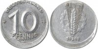 d  P150348A2.5 10 Pfennig DDR 1948A D10 ss/vz J1503