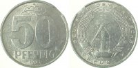     F151271A2.0 50 Pfennig  DDR 1971A Zainende vz J1512 18,00 EUR Differenzbesteuert nach §25a UstG zzgl. Versand