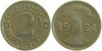 d 2 Pf P31424J2.2 2 Pfennig  24J St.Riß/19 doppelt! J 314