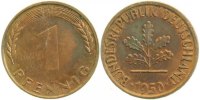  7 1 Pf   P38050J1.7 1 Pfennig  1950J RS Doppelt geprägt !! J 380 18,00 EUR Differenzbesteuert nach §25a UstG zzgl. Versand