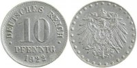 d 29822E~2.2 10 Pfennig 1922E f.vz J 298
