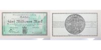 d 1 5 Million Mark Crailsheim-  Crailsheim 1923 Notgeld druckfrisch selten Notgeld