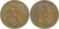 d 1 1 Penny WELTM.-England- 1831 Wilh. IV W.W. am hals almost very fine China