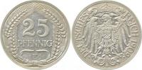 d 01809E~0.1 25 Pfennig 1909E vz/stgl aus PP!!! J 018