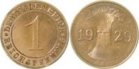 d 1 Pf 31329A~1.2b 1 Pfennig 1929A prfr zaponiert J 313