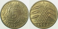 d 1.1 5 Pf 30824A~1.1 5 Pfennig 1924A prfr/st J 308