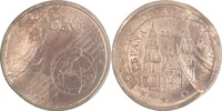     P48301~1.5-ES 2 Ct 2001 Spanien Rückseite 2 x geprägt !!!! J 483 215,00 EUR Differenzbesteuert nach §25a UstG zzgl. Versand