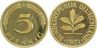 d 5 Pf 38271D~0.0v 5 Pfennig 1971D PP 29kv3 J 382