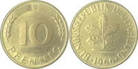     38366G~0.0 10 Pfennig  1966G PP 3070 Exemplare  J 383 15,50 EUR Differenzbesteuert nach §25a UstG zzgl. Versand