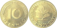     38371G~0.0 10 Pfennig  1971G PP.......10200 Exemplare  J 383 6,00 EUR Differenzbesteuert nach §25a UstG zzgl. Versand