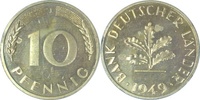 d 37849J~0.0 10 Pfennig 1949J BDL PP.....250 Exemplare J 378