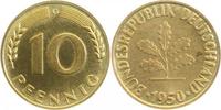     38350G~0.0 10 Pfennig  1950G PP 9000 Exemplare  J 383 18,00 EUR Differenzbesteuert nach §25a UstG zzgl. Versand