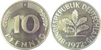 d 38372F~0.0 10 Pfennig 1972F PP 8100 Exemplare J 383