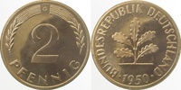 d 0.0 2 Pf 38150G~0.0 2 Pfennig 50G PP, Aufl:Jaeger Kat.100 Exemplare zaponiert, kaum angeboten J 381