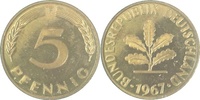  0.0 5 Pf   38267F~0.0 5 Pfennig  1967F PP 1600 Exemplare  J 382 36,00 EUR Differenzbesteuert nach §25a UstG zzgl. Versand