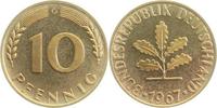 d 38367G~0.0 10 Pfennig 1967G PP 5363 Exemplare J 383