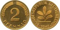 d 2 Pf 38167G~0.0a 2 Pfennig 1967G PP 5363 Exemplare J 381