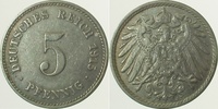 d 2.5 5 Pf 012n15J~2.5 5 Pfennig  1915J ss/vz J 012