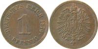 d 2.0 1 Pf 00176H~2.0 1 Pfennig 1876H vz RR S15 J 001