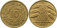 d 31733G~2.2 10 Pfennig 1933G f. vz !!! J 317