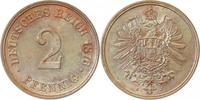 d 1.8 2 Pf 00276J~1.8 2 Pfennig 1876J vz/prfr !!! J 002