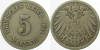  3.0 5 Pf   01294F~3.0 5 Pfennig  1894F ss J 012 11,00 EUR Differenzbesteuert nach §25a UstG zzgl. Versand