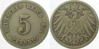 d 3.0 5 Pf 01294F~3.0 5 Pfennig  1894F ss J 012