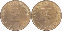  2 Pf   S38186D1.5c 2 Pfennig  1986D ca. S160 vz/st J 381 25,50 EUR Differenzbesteuert nach §25a UstG zzgl. Versand