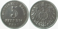 d 2.5 5 Pf 29715E~2.5 5 Pfennig 1915E ss/vz J 297
