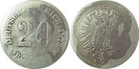 d 00573G~4.0 20Pfennig 1873G s Belegstück J 005