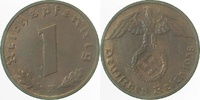 d 2.0 1 Pf 36138E~2.0 1 Pfennig  1938E vz J 361