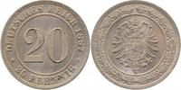 d  00687F~1.5 20Pfennig  1887F f.prfr !! J 006