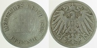     01392F~3.5 10 Pfennig  1892F s/ss J 013 4,00 EUR Differenzbesteuert nach §25a UstG zzgl. Versand