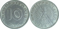 d 37143B~2.5 10 Pfennig 1943B ss/vz J 371