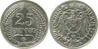     01811G~2.0 25 Pfennig  1911G vz J 018 18,00 EUR Differenzbesteuert nach §25a UstG zzgl. Versand