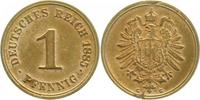 d 1 Pf 00185G~2.8-V 1 Pfennig 1885G ss+ kl. RF. J 001