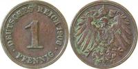  1 Pf   010n06F~2.5-P 1 Pfennig  1906F ss/vz Jahreszahl deutl. doppelt J... 24,00 EUR Differenzbesteuert nach §25a UstG zzgl. Versand