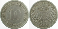 d  013n06G~3.0 10 Pfennig  1906G ss J 013