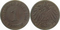 d 2.5 1 Pf 01093F~2.5 1 Pfennig  1893F ss/vz J 010