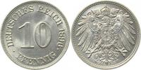d 01396E~1.1 10 Pfennig 1896E prfr/stgl !! J 013