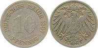 d  01397G~3.5 10 Pfennig  1897G s/ss J 013