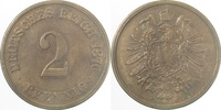 d 2.5 2 Pf 00276C~2.5 2 Pfennig 1876C ss/vz J 002