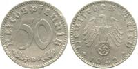     37242D~2.5 50 Pfennig  1942D ss/vz J 372 18,50 EUR Differenzbesteuert nach §25a UstG zzgl. Versand