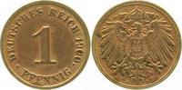 d 1 Pf 010n00J~3.0V 1 Pfennig 1900J ss Wertzahl deutlich doppelt J 010