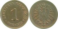 d 1.1 1 Pf 00189A~1.1 1 Pfennig 1889A prfr/stgl J 001