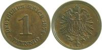 d 1.8 1 Pf 00174E~1.8 1 Pfennig 1874E vz+ J 001