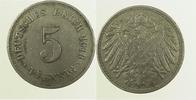  2.5 5 Pf   012n13G~2.5 5 Pfennig  1913G ss/vz J 012 3,00 EUR Differenzbesteuert nach §25a UstG zzgl. Versand